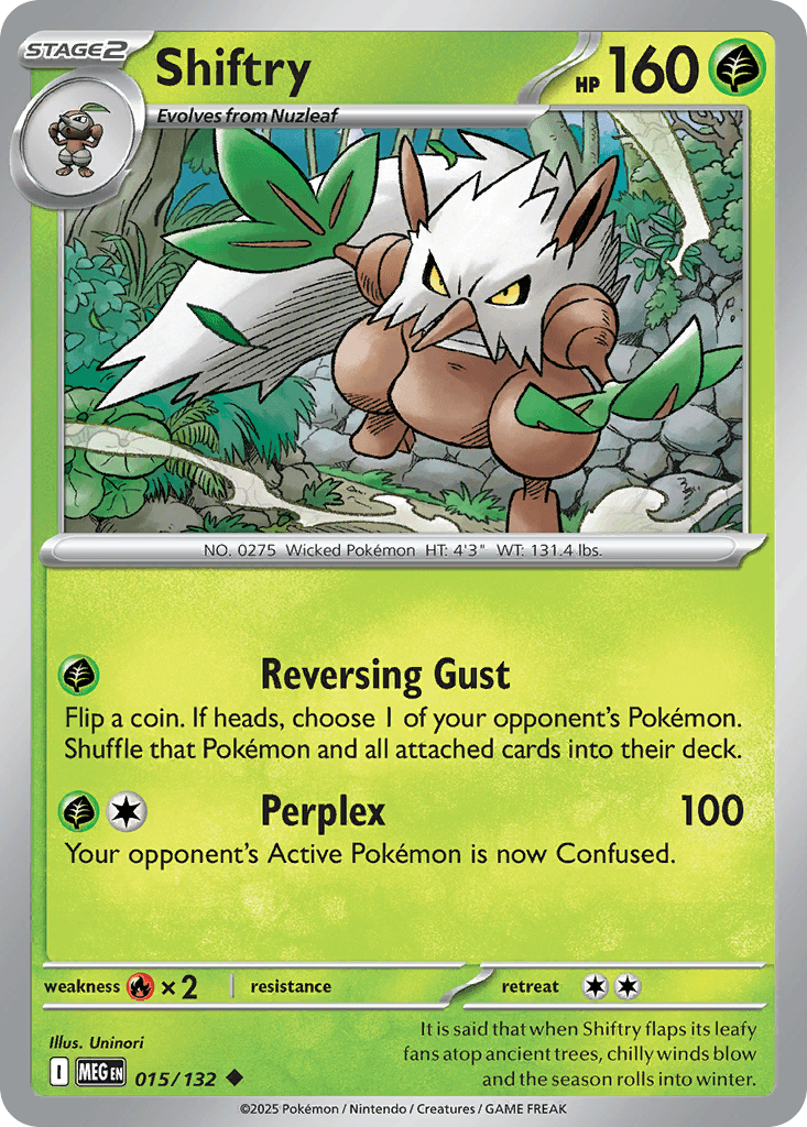 Shiftry (Mega Evolution) #15 card art