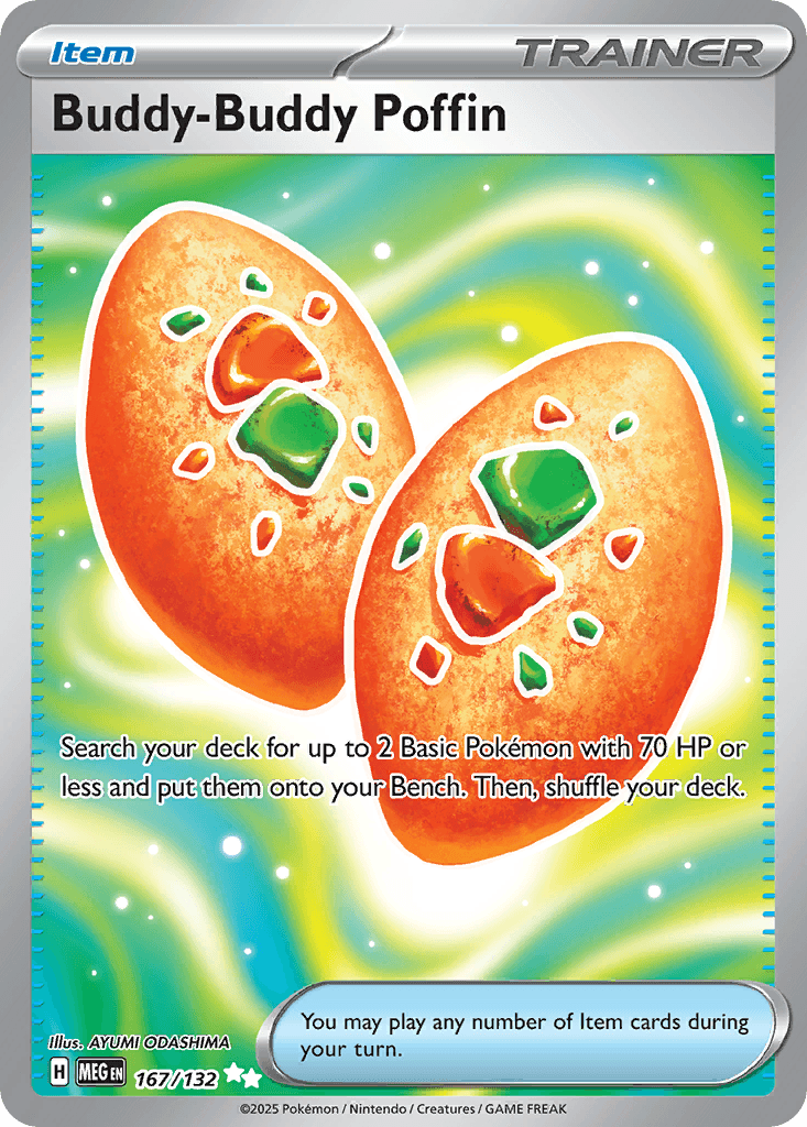 Buddy-Buddy Poffin (Mega Evolution) #167