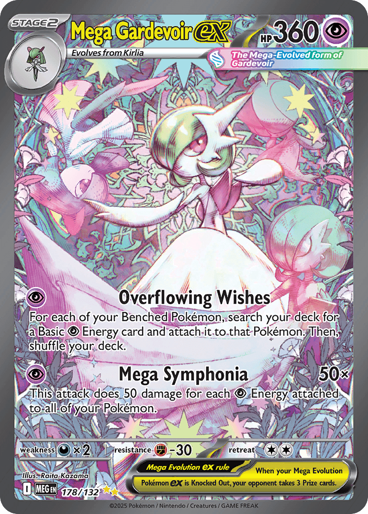 Mega Gardevoir ex (Mega Evolution) #178