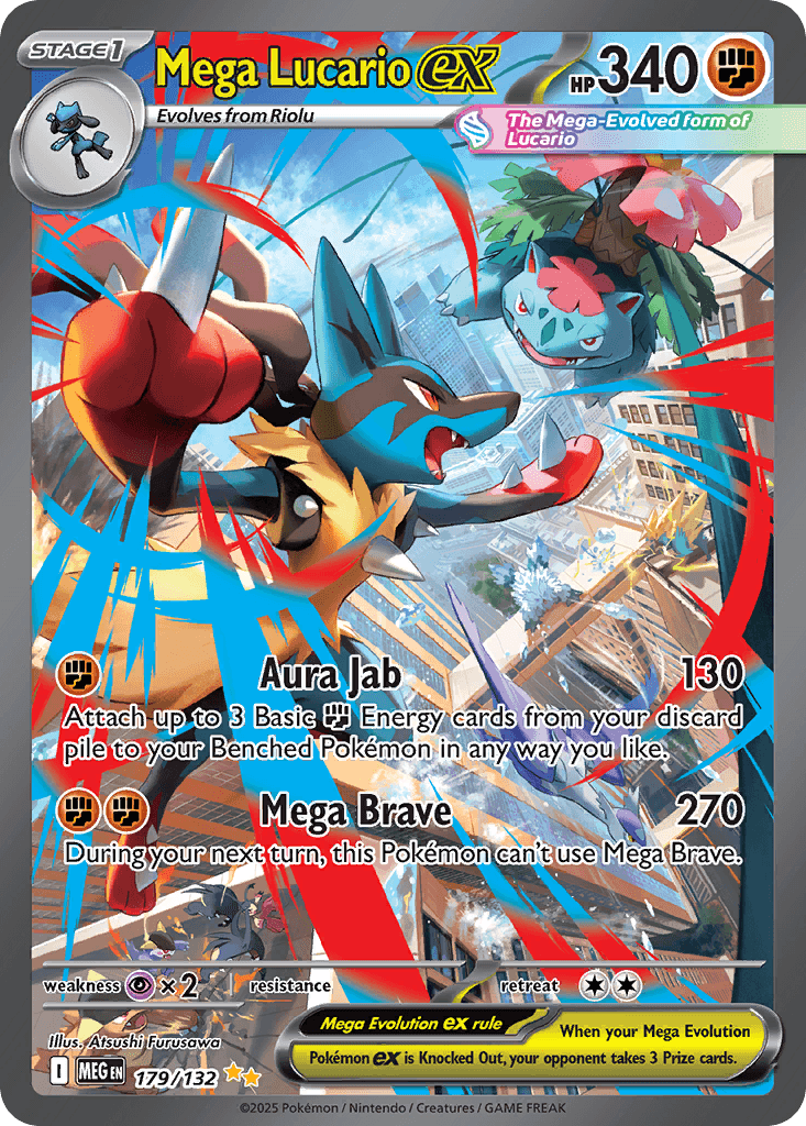 Mega Lucario ex (Mega Evolution) #179