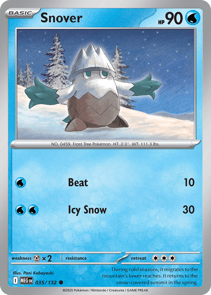 Snover (Mega Evolution) #35 card art