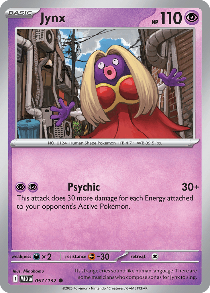 Jynx (Mega Evolution) #57 card art