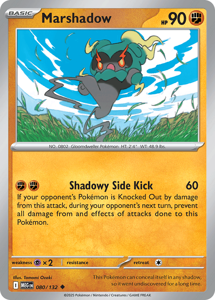 Marshadow (Mega Evolution) #80 card art