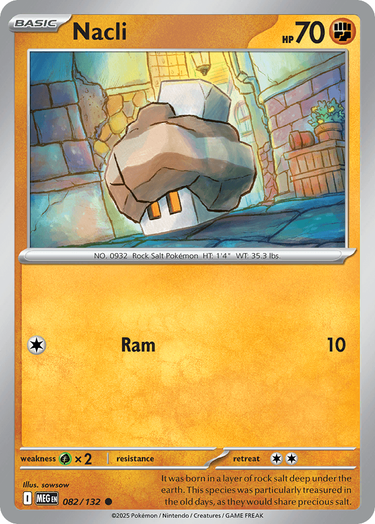 Nacli (Mega Evolution) #82 card art