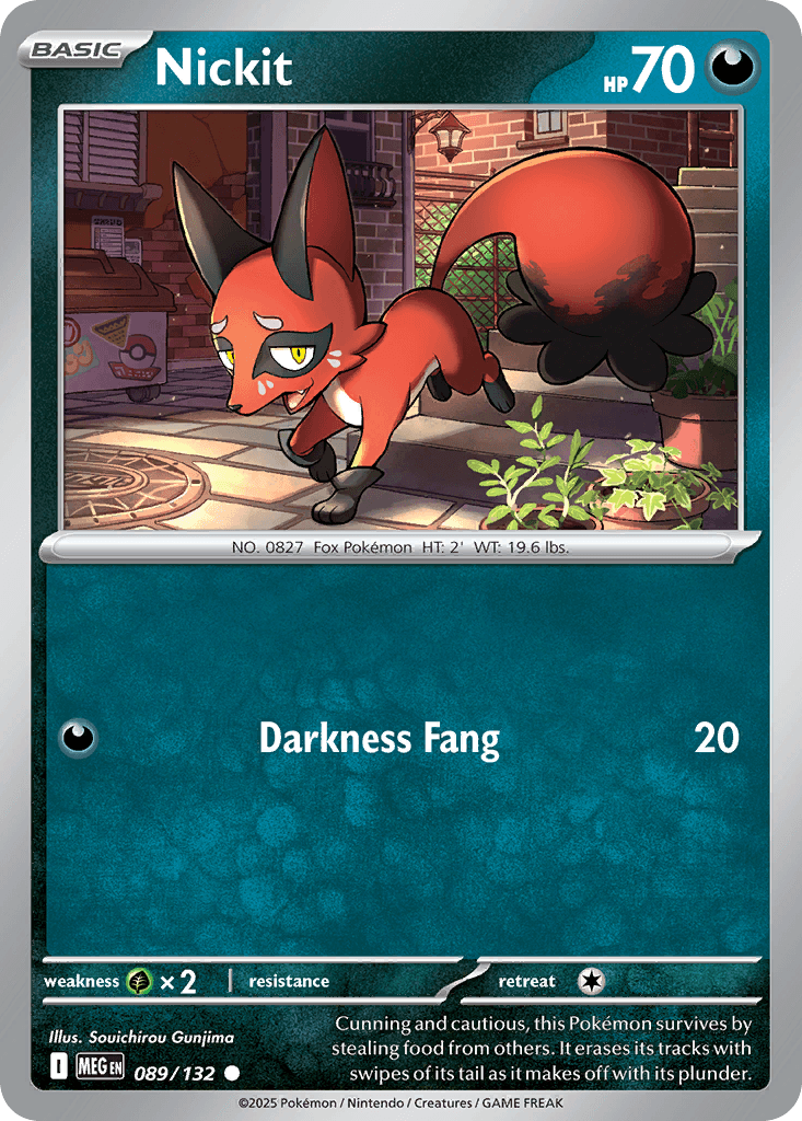 Nickit (Mega Evolution) #89 card art