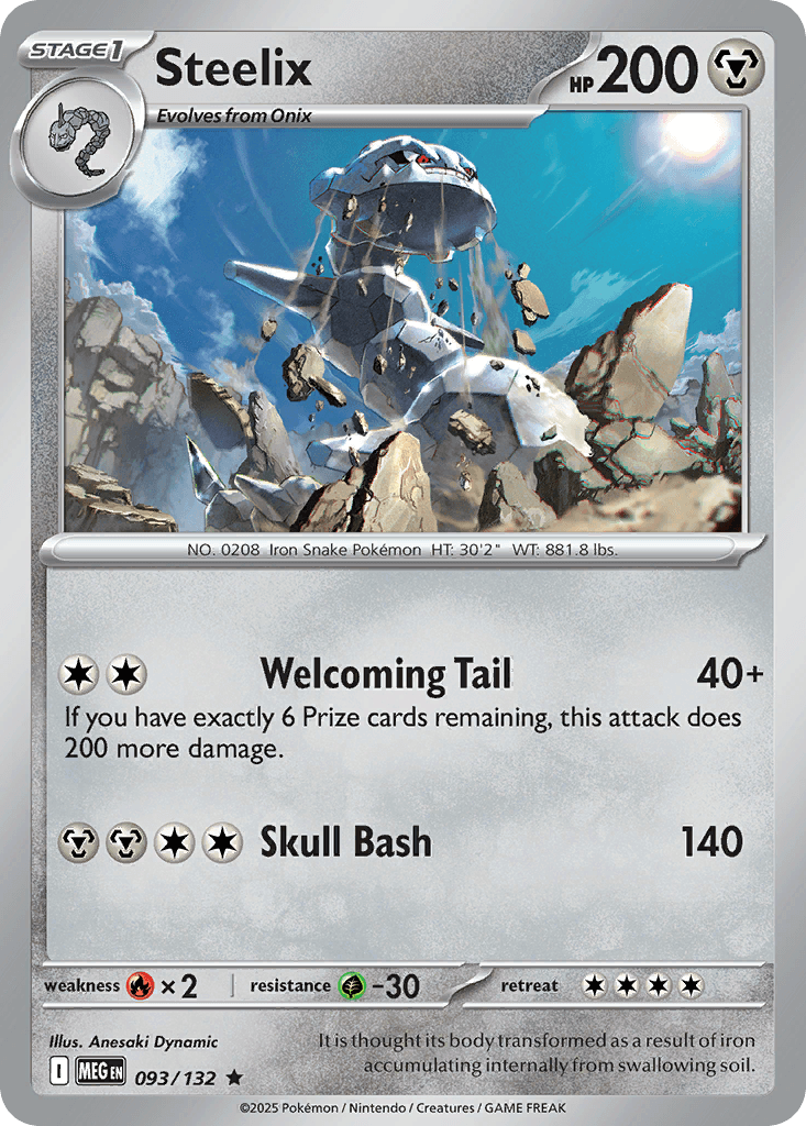 Steelix (Mega Evolution) #93 card art