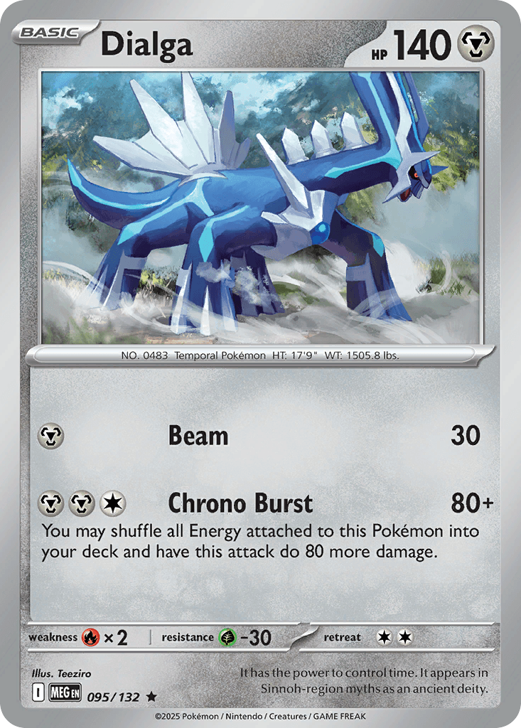 Dialga (Mega Evolution) #95 card art