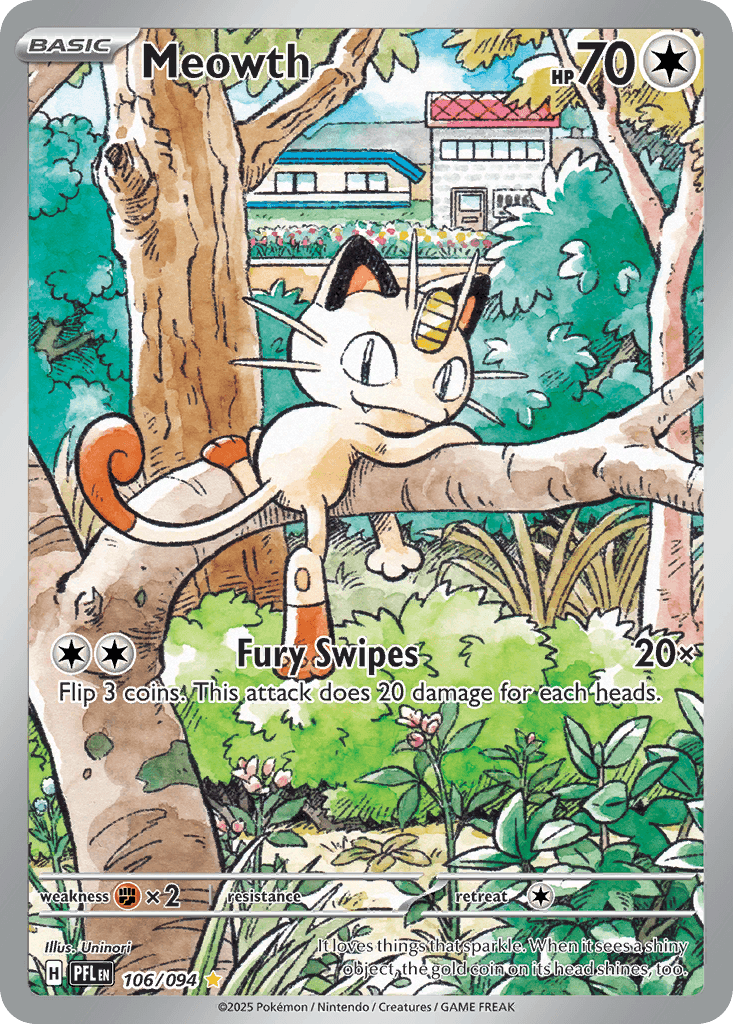 Meowth (Phantasmal Flames) #106