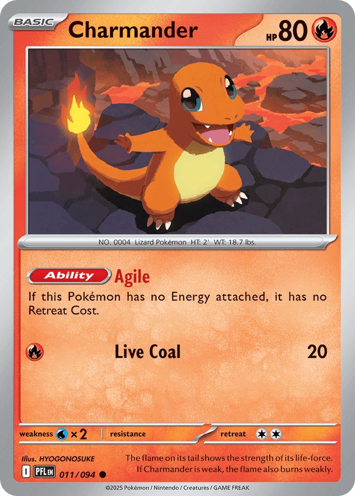 Charmander (Phantasmal Flames) #11 card art