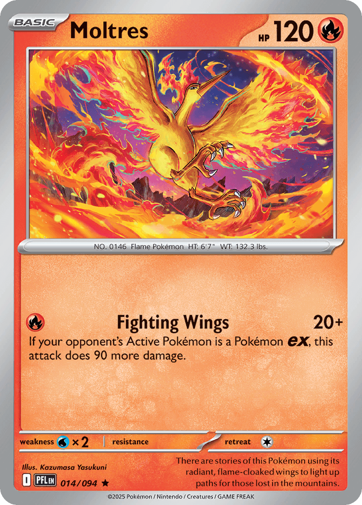 Moltres (Phantasmal Flames) #14 card art
