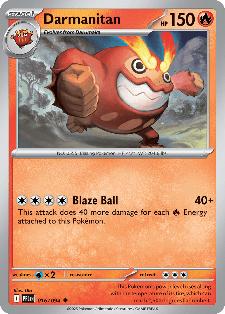 Darmanitan (Phantasmal Flames) #16 card art