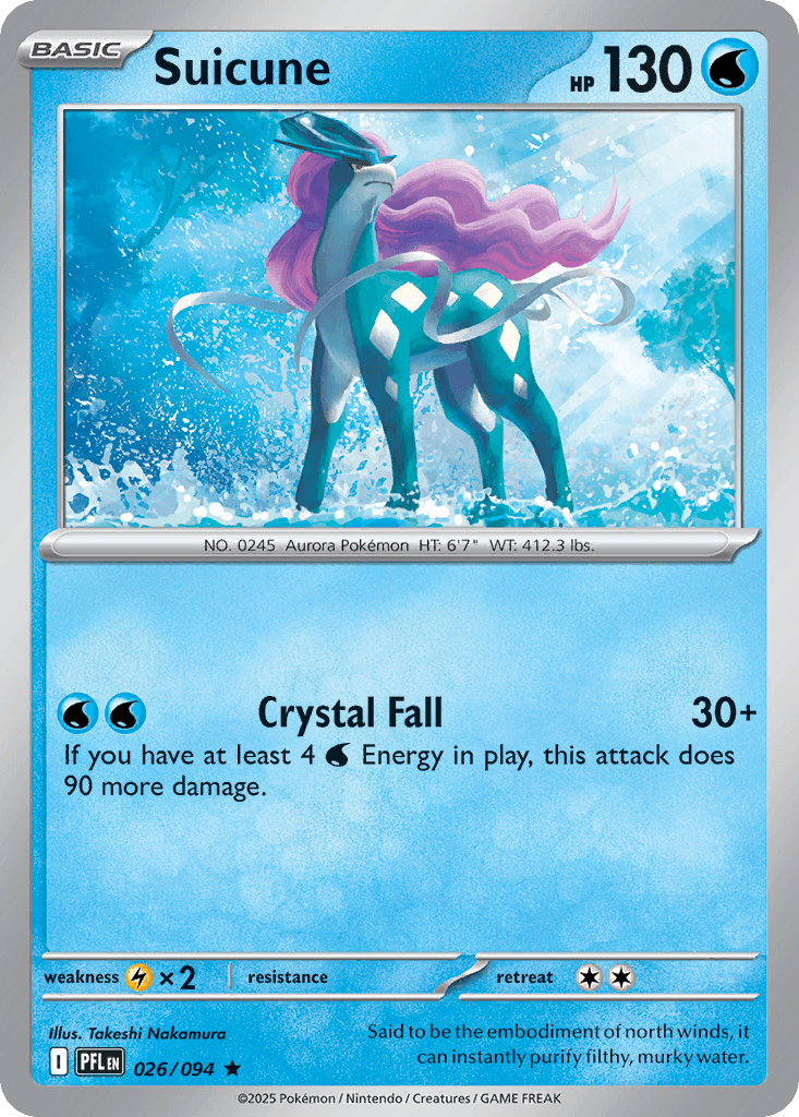 Suicune (Phantasmal Flames) #26 card art
