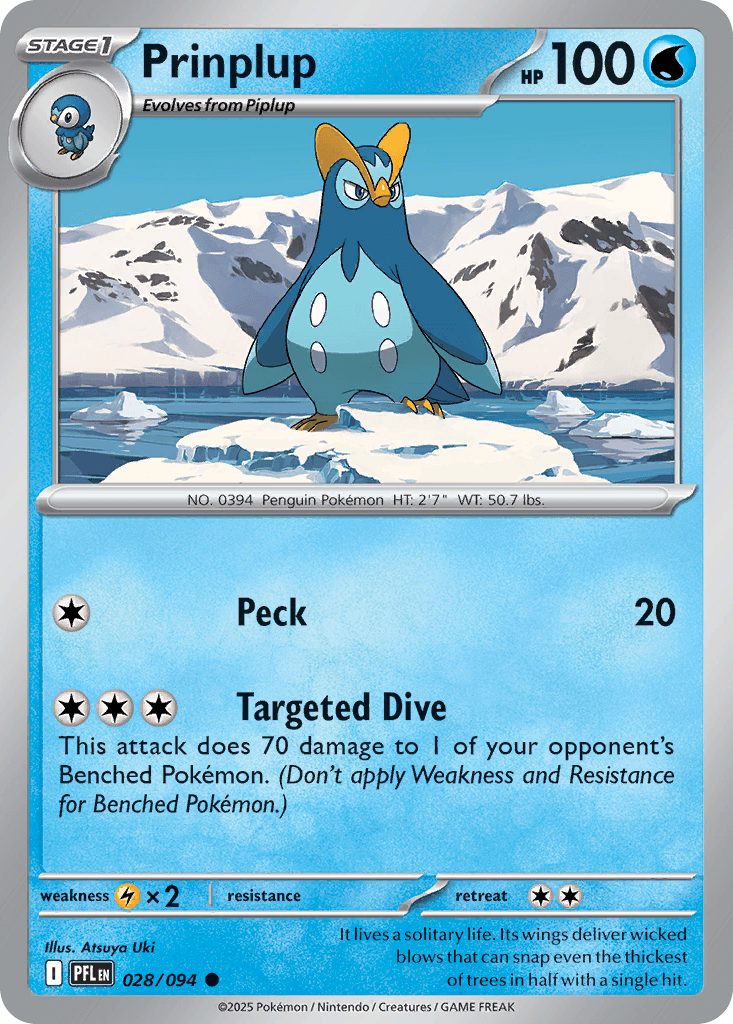 Prinplup (Phantasmal Flames) #28 card art