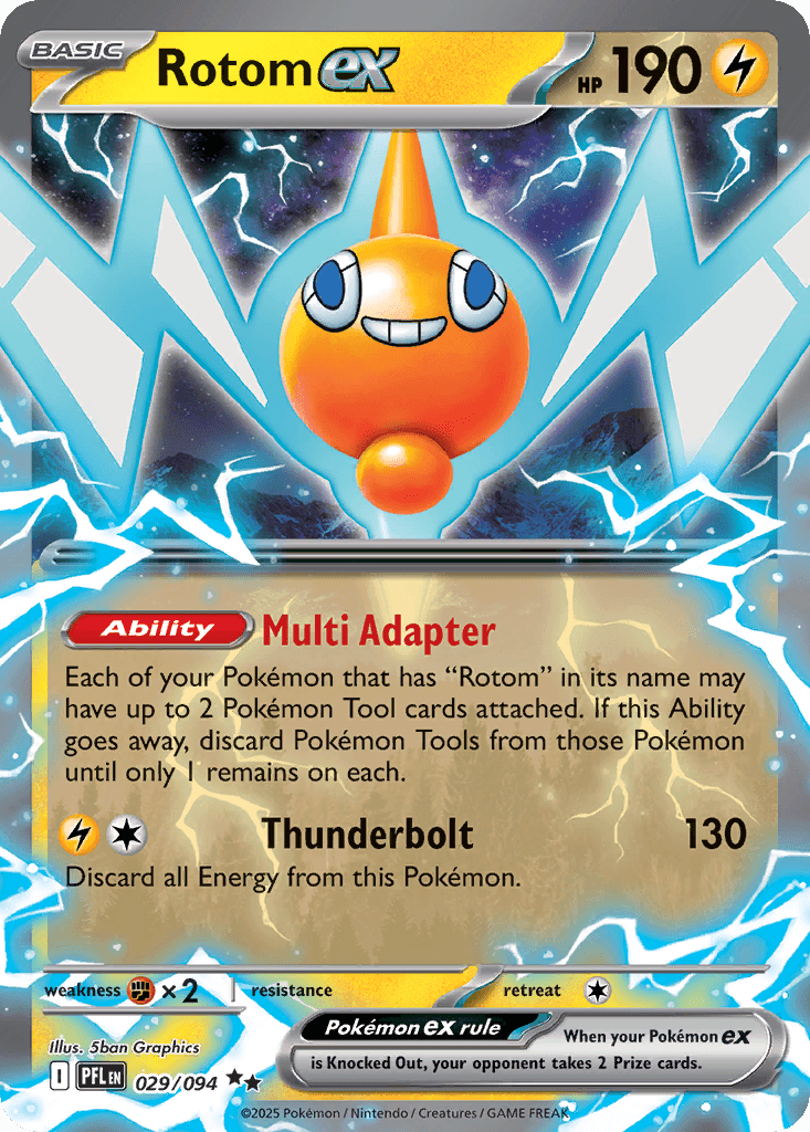 Rotom ex (Phantasmal Flames) #29 card art