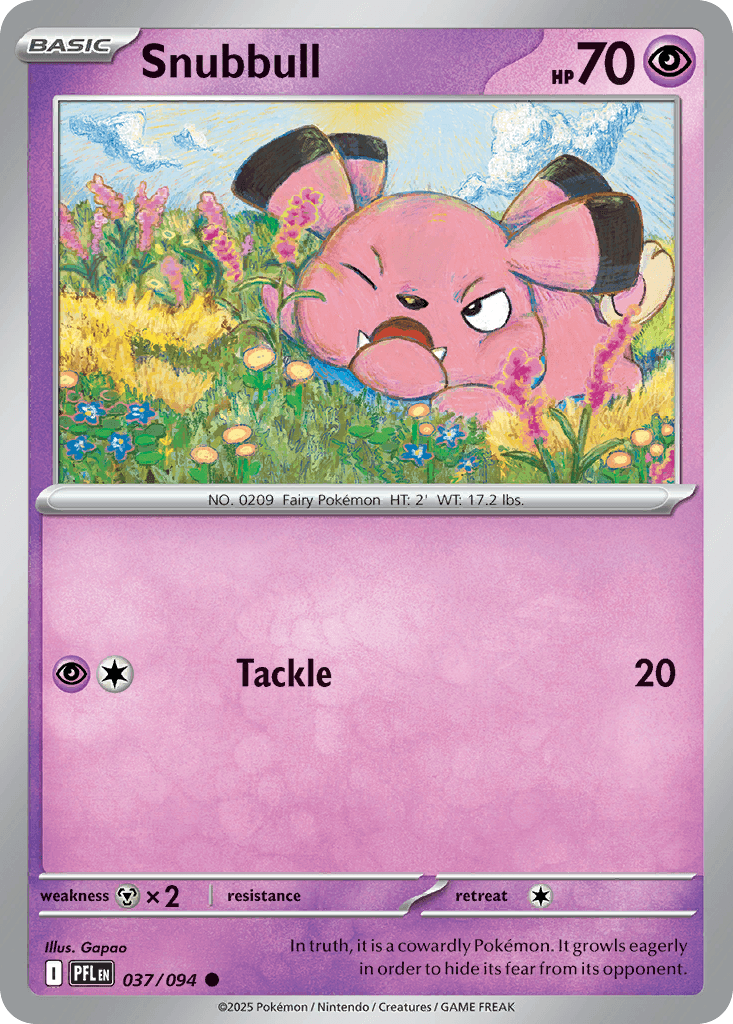 Snubbull (Phantasmal Flames) #37 card art