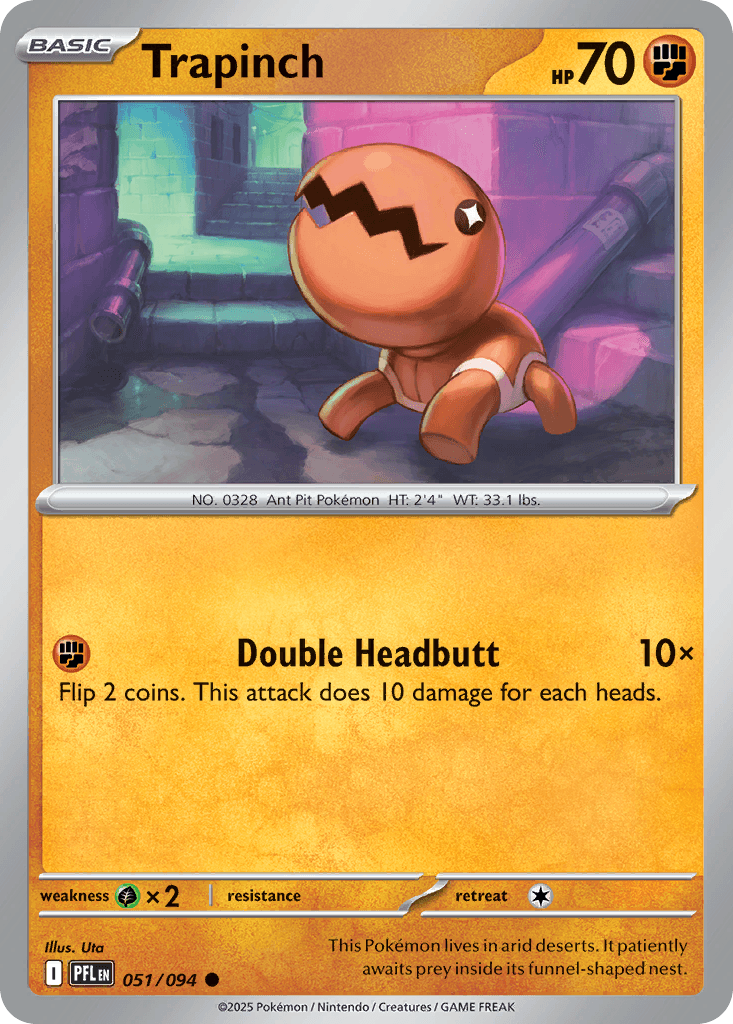 Trapinch (Phantasmal Flames) #51 card art