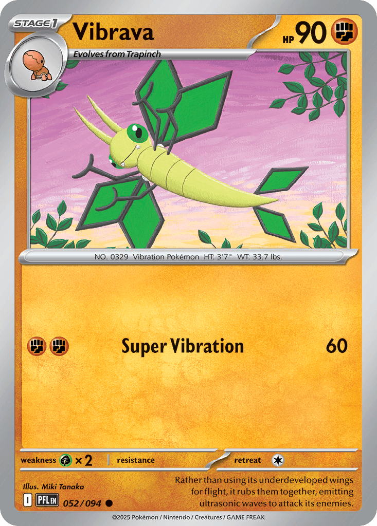 Vibrava (Phantasmal Flames) #52 card art