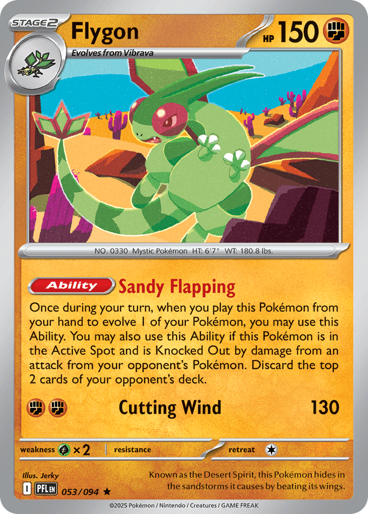 Flygon (Phantasmal Flames) #53 card art