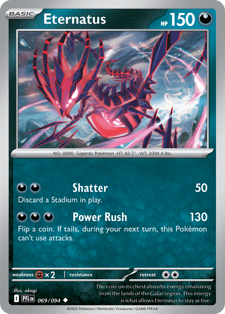 Eternatus (Phantasmal Flames) #69 card art