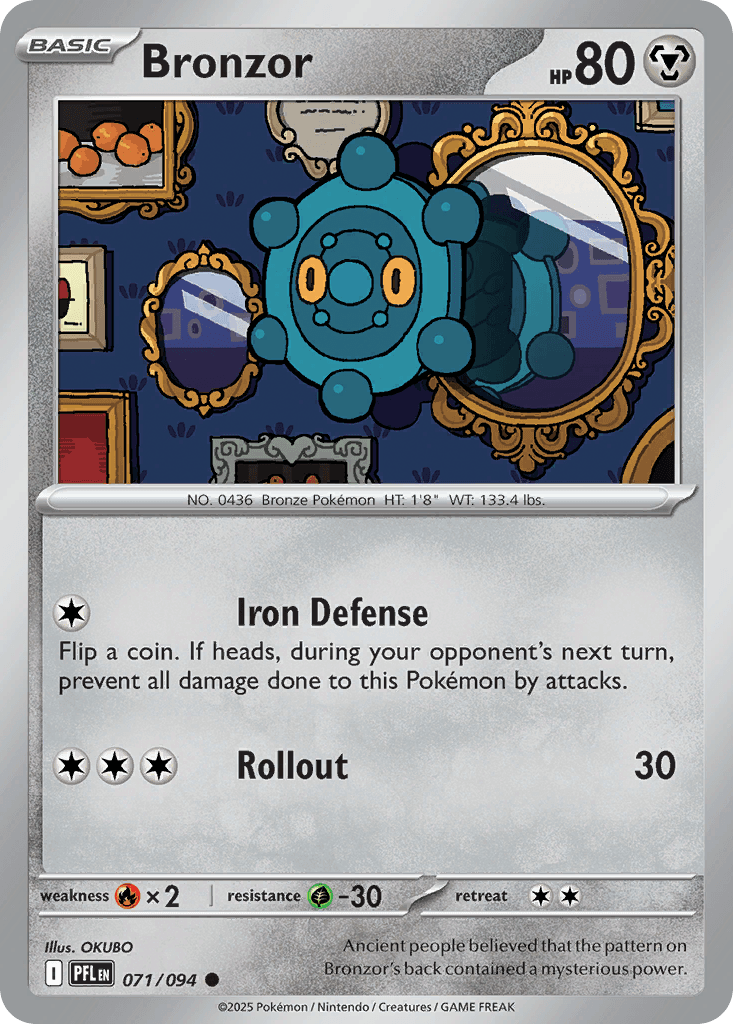 Bronzor (Phantasmal Flames) #71 card art