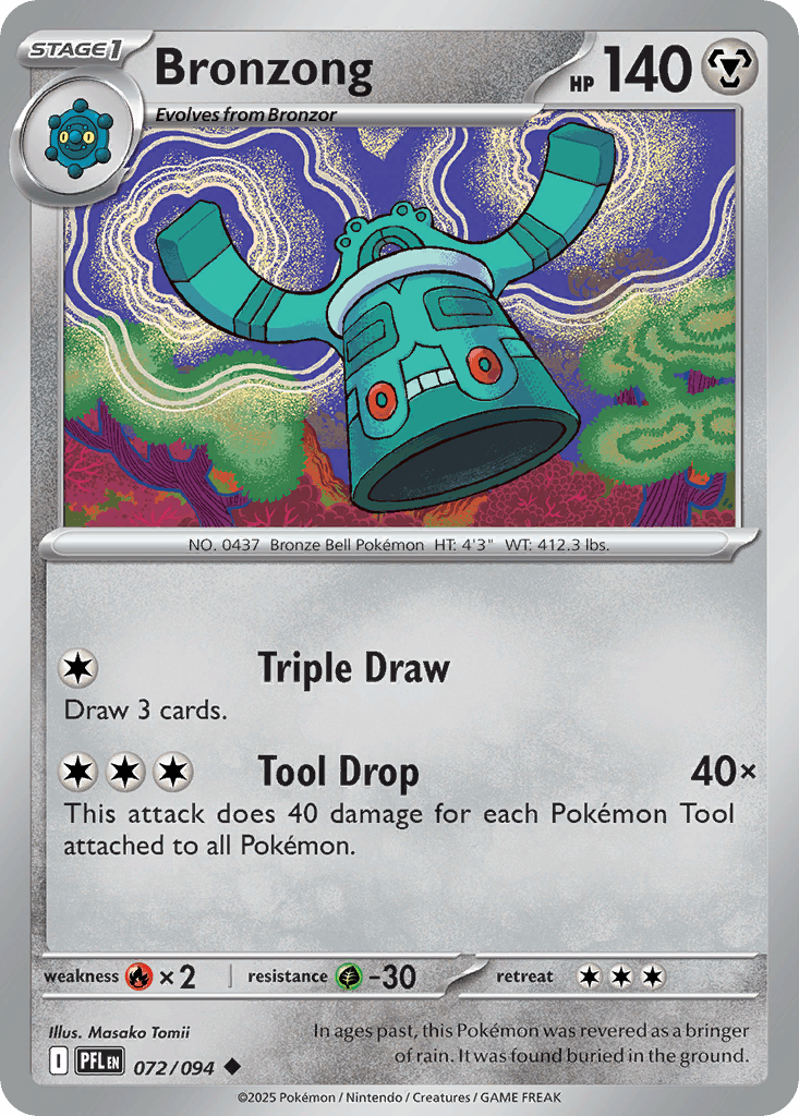 Bronzong (Phantasmal Flames) #72 card art