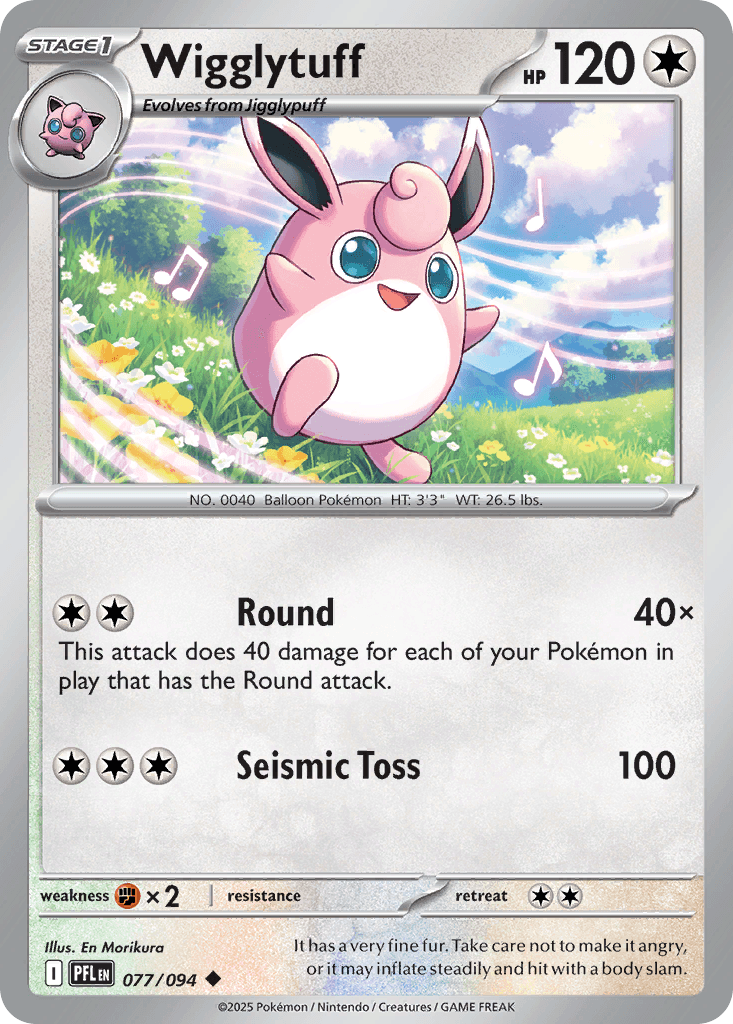Wigglytuff (Phantasmal Flames) #77 card art