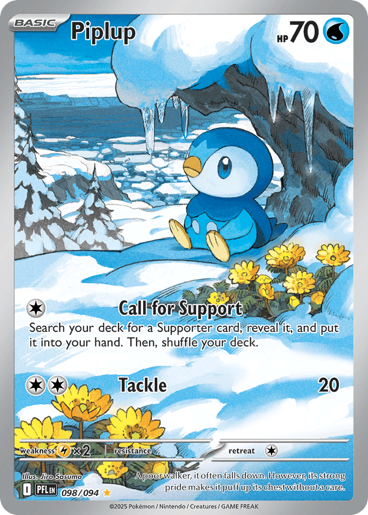 Piplup (Phantasmal Flames) #98 card art