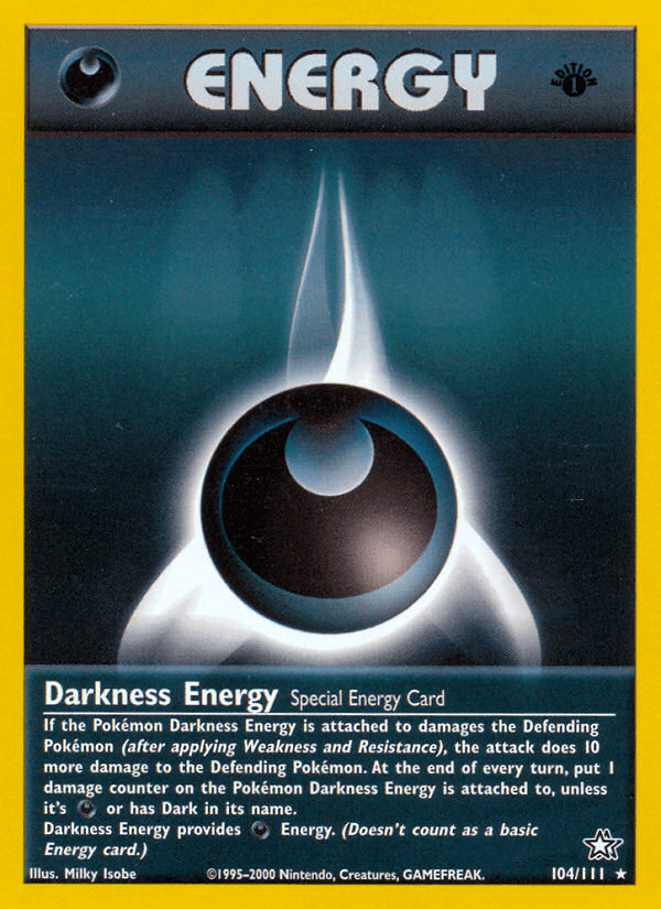 Darkness Energy (Neo Genesis) #104 card art