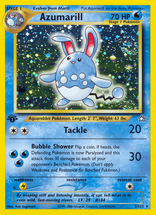 Azumarill (Neo Genesis) #2 card art