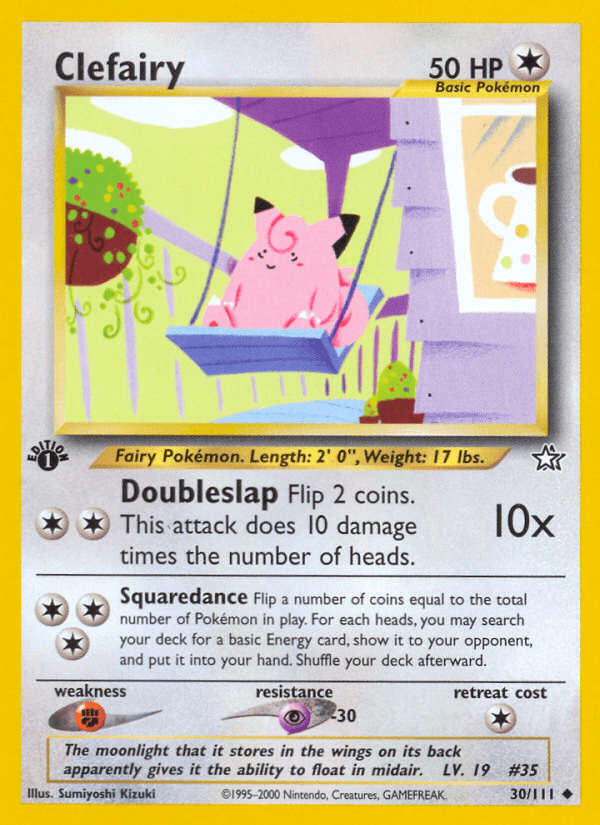 Clefairy (Neo Genesis) #30 card art