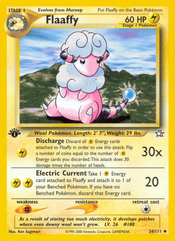 Flaaffy (Neo Genesis) #34 card art