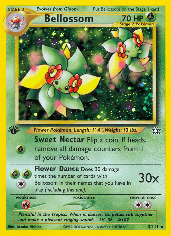 Bellossom (Neo Genesis) #3 card art
