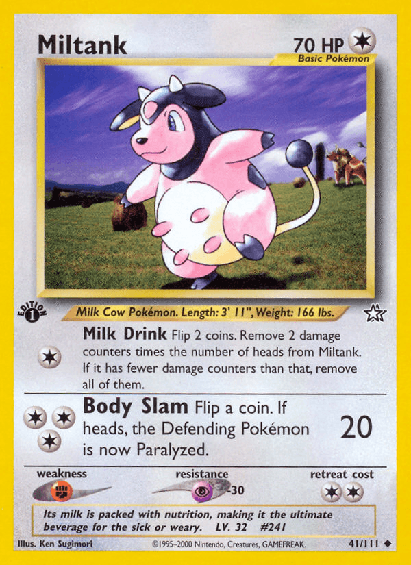 Miltank (Neo Genesis) #41 card art