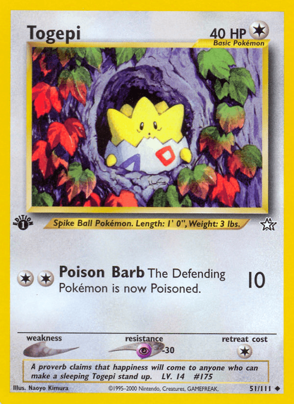 Togepi (Neo Genesis) #51 card art