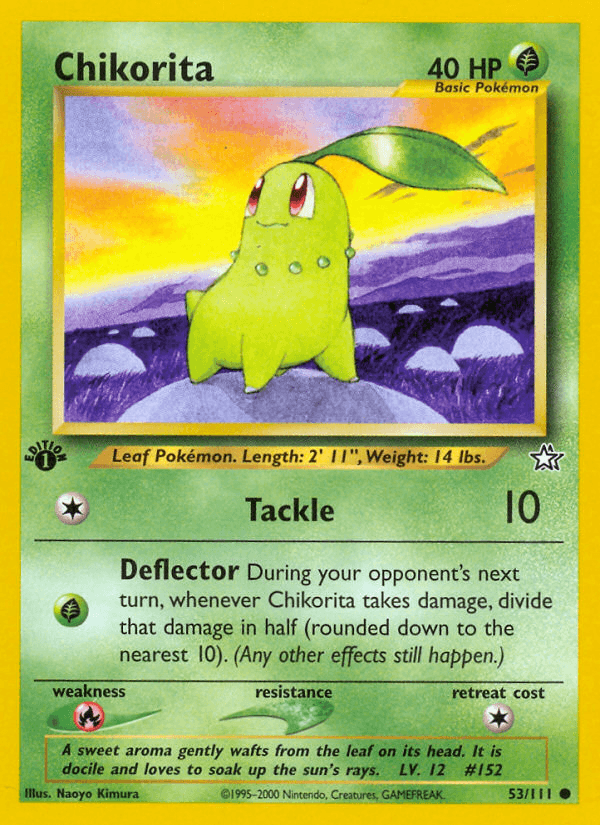 Chikorita (Neo Genesis) #53 card art