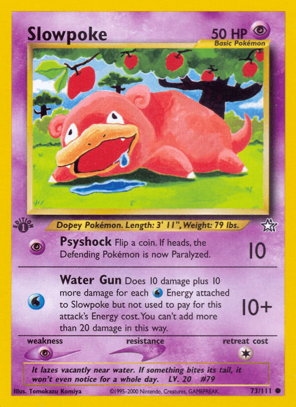 Slowpoke (Neo Genesis) #73 card art