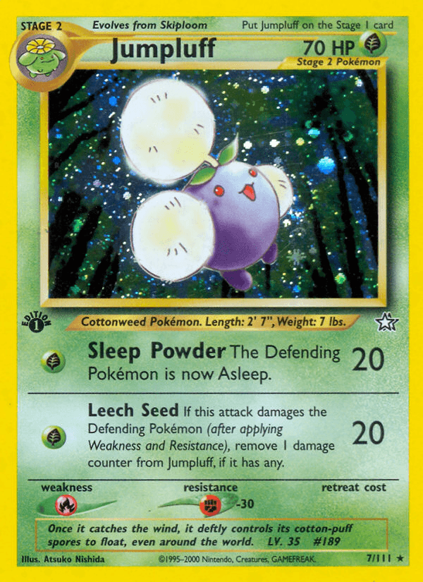 Jumpluff (Neo Genesis) #7 card art