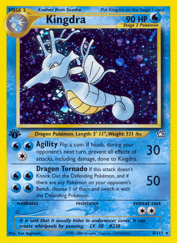 Kingdra (Neo Genesis) #8 card art