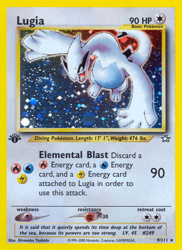 Lugia (Neo Genesis) #9 card art