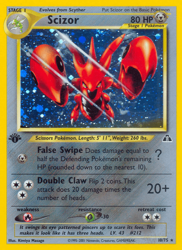 Scizor (Neo Discovery) #10 card art