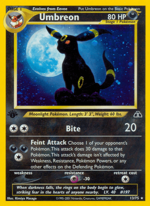 Umbreon (Neo Discovery) #13 card art