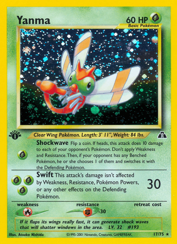 Yanma (Neo Discovery) #17 card art