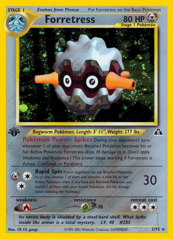 Forretress (Neo Discovery) #2 card art