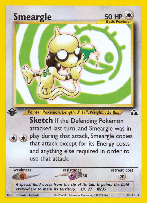 Smeargle (Neo Discovery) #30 card art
