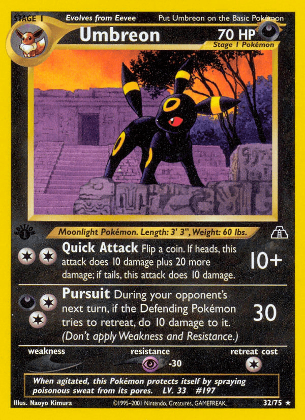 Umbreon (Neo Discovery) #32 card art