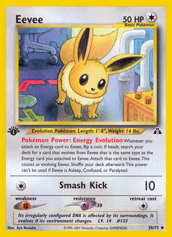 Eevee (Neo Discovery) #38 card art