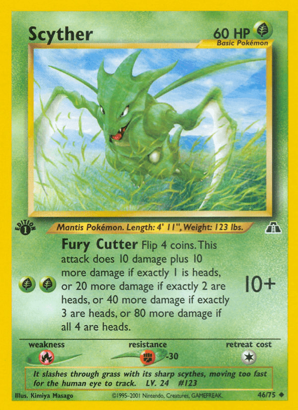 Scyther (Neo Discovery) #46 card art