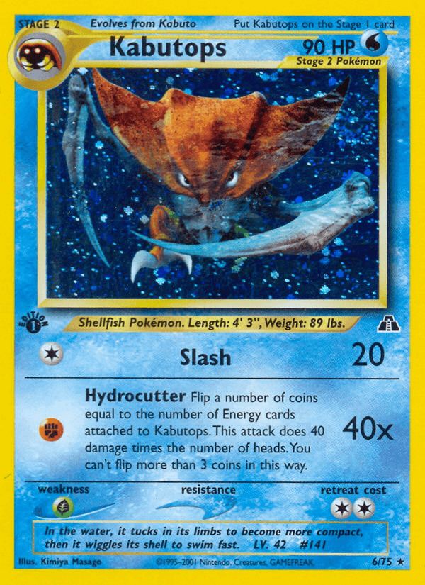 Kabutops (Neo Discovery) #6