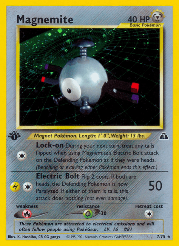 Magnemite (Neo Discovery) #7 card art