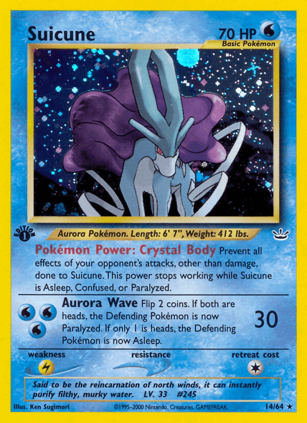 Suicune (Neo Revelation) #14 card art